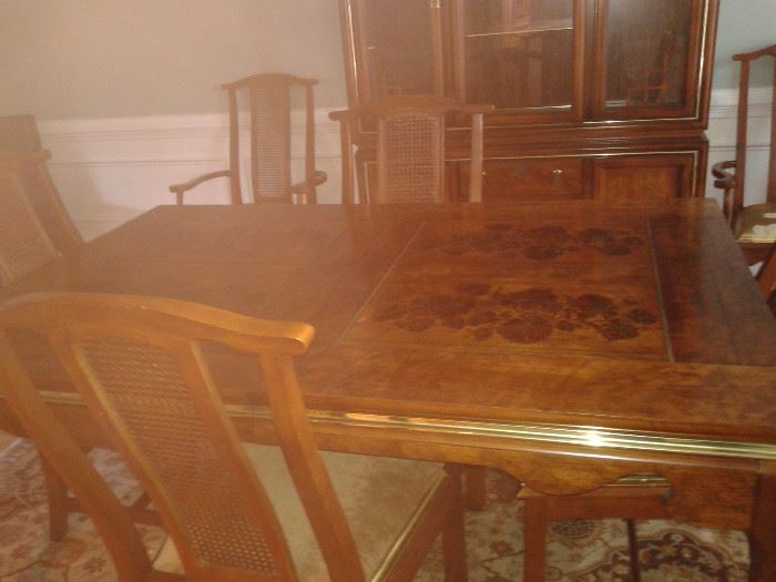 Another Photo of the Dining Table without the 2  inserts.