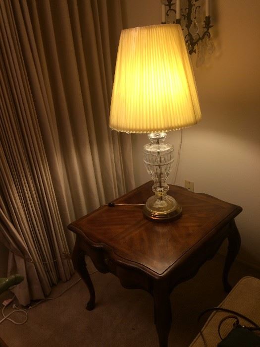 End Table & Table Lamp