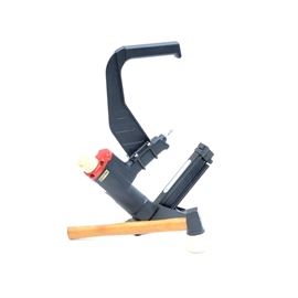 3 PRO 15 1/2 Gauge Flooring Cleat Nailer: A 3 PRO 15 1/2 gauge flooring cleat nailer, model FHLA. A traditional L cleat tool accommodates 1-1/2 – 2" length fasteners. Die-cast aluminum body, removable long arm, powerful and durable and compact light wood hammer. Case and goggles included.