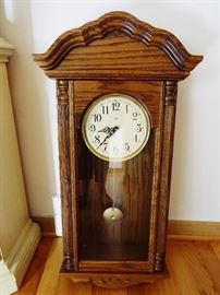 Sligh oak wall clock
