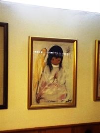 Ted DeGrazia's "A Little Prayer" signed print