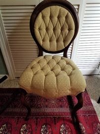 Victorian parlor chair