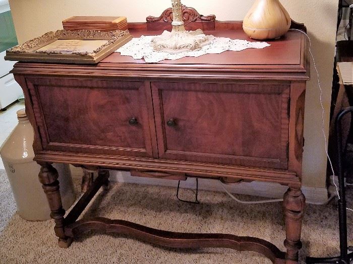 Antique 2-door Sideboard (with matching china cabinet)