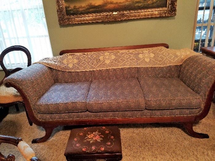 Matching Antique Empire style sofa