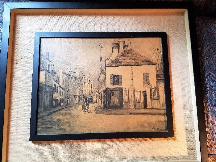 1 piece of 3 piece set by Maurice Utrillo