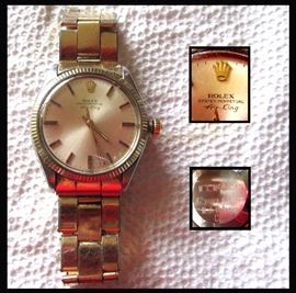 Rolex Air King Retirement Gift Watch for 42 Years of Service in Running Order 
