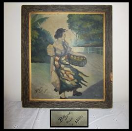 Signed and Dated 1933 Oil Painting 
