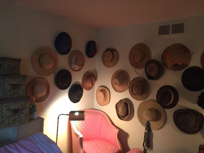 EXTENSIVE COLLECTION OF HATS - EXQUISITE CONDITION!