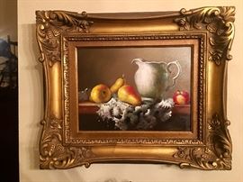 Original fruit still life painting 