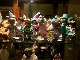 Precious Moments porcelain doll collection 