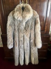 Exquisite full length Lynx fur coat