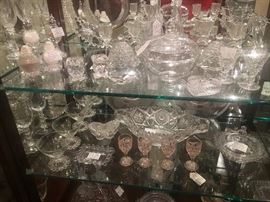 Imperial hobnail glass, crystal, Waterford, Swarovski 