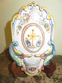Lufeco Pintado Mano Italy Holy Water Font 