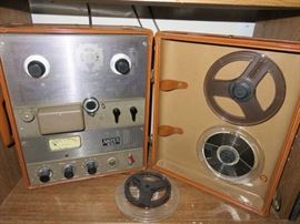 Vintage Ampex Reel to Reel Player