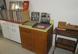 Storage Cabinets, Record Albums