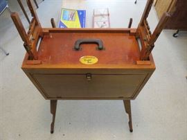 Vintage Custom Woodcraft Remote Control AirPlane Field Flight Box , Case, Cabinet 