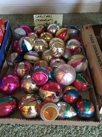 VINTAGE CHRISTMAS ORNAMENTS