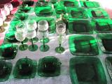 Green Depression Glass