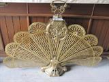 Antique Brass Firescreen