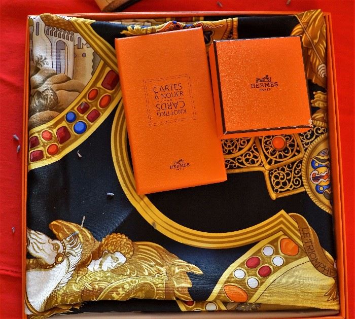 Hermes scarf and accessories 