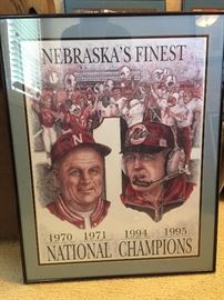 Framed Husker Print