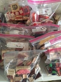 Scrap Booking Stamps, Ink, Paper, Misc.