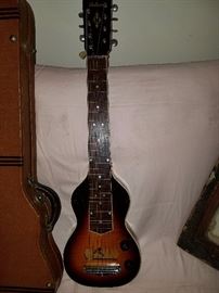 Electric Gibson with case