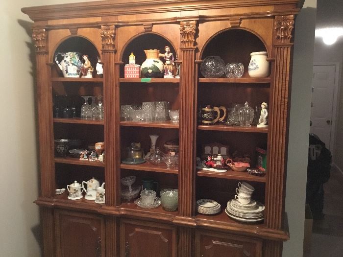 Three piece wall unit - lighted