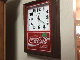 Coca Cola clock