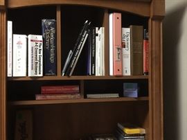 Items on computer desk