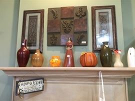More mantle decor