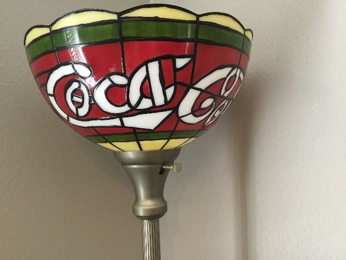 Coca-Cola standing lamp