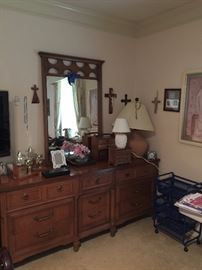 triple dresser & mirror