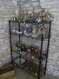More Brass items including Vintage desk sets