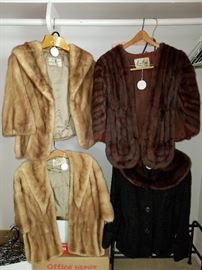 Mink wraps    $30 to $40 each