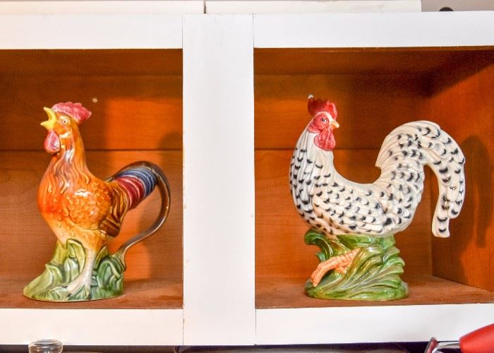 Ceramic Chicken Figures