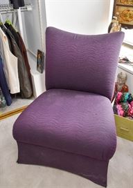 Purple Slipper Chair