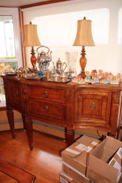 Buffet with Loads of Decorative including Pendelfin