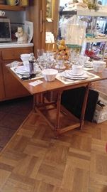 Table made in the Roosevelt furniture factory ( has been refinished)