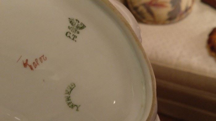 CT Germany fine porcelain antique bowl