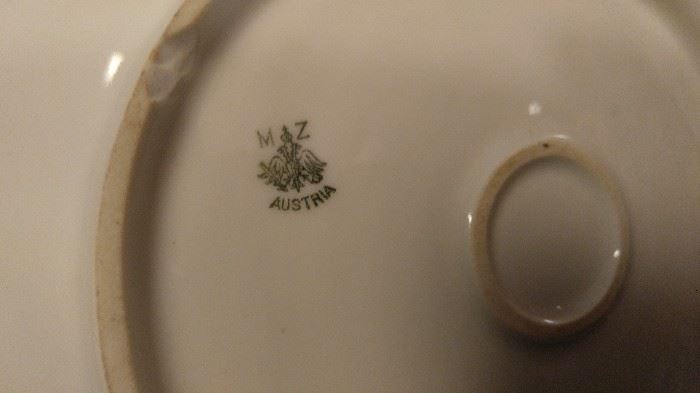MZ Austria antique porcelain bowl