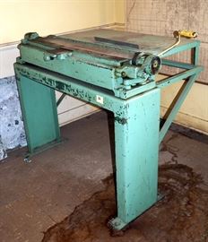 Niagara No 4 Bar Folder Sheet Metal Bender, 36" Capacity