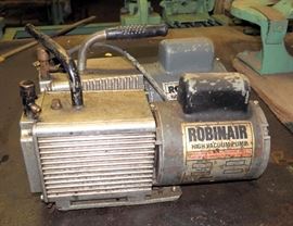 Robinair High Vacuum Pumps, Qty 2, Model# 1501A, And Model# 1501B