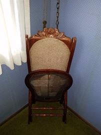 Antique Fold up Chair
