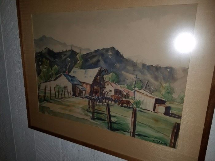 Original Watercolor - signed by Maker