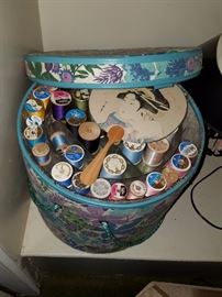 Sewing Stuff in a Sewing Box 