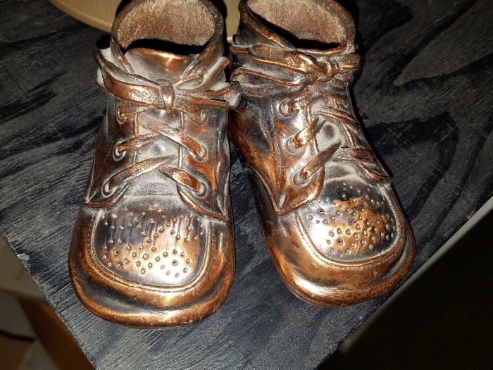 Bronzed Baby Shoes 