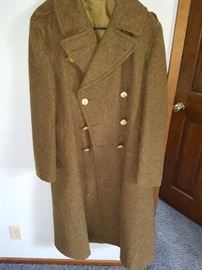 Military Wool Coat - Army World War II
