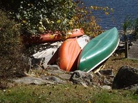 Coleman 2 Person Canoe 19' x3' max weight 655lbs, Fusion 124 Future Beach Kyack & 12' Lowes Boats Row Boat