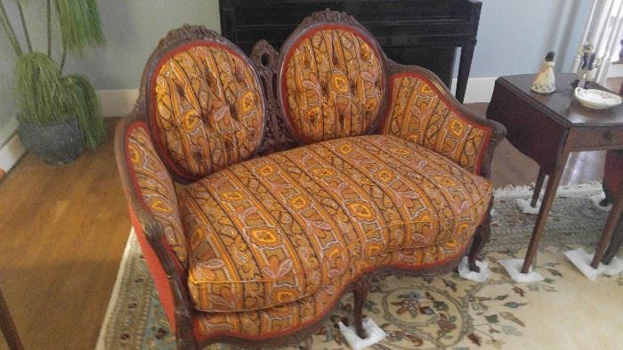 Pair Louis XV French
Settee